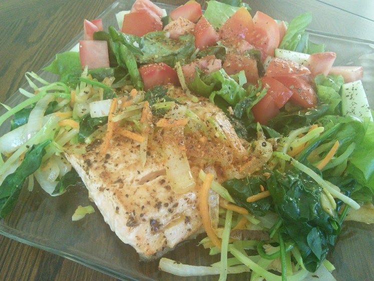 Salmon Veggie Salad